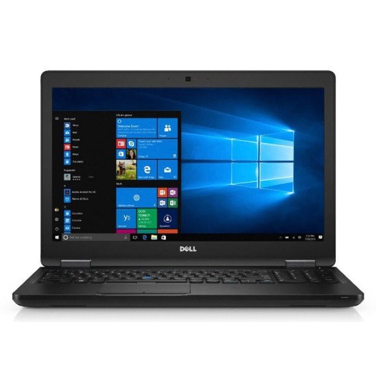 DELL Laptop 5580, i7-7820HQ, 8GB, 512GB SSD, 15.6", Cam, Win 10 Pro, FR