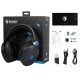 Sades Gaming Headset Warden I, Wireless & Wired. Multiplatform Bt, Μαύρο