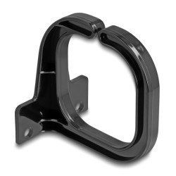 Delock Βάση Οργάνωσης Καλωδίων 66979, 83X60Mm, Μαύρη