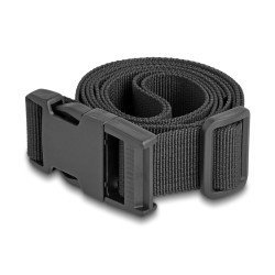 Delock Ιμάντας Βαλίτσας Αποσκευών 19109, Ρυθμιζόμενος, 1.5M, Μαύρος 2Τμχ