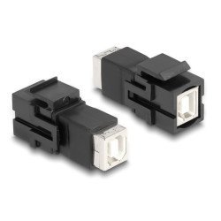 Delock Keystone Module Usb Type-B 86600, Θηλυκό Σε Θηλυκό, Μαύρο Delock Keystone Module Usb Type-B 86600, Θηλυκό Σε Θηλυκό, Μαύρο