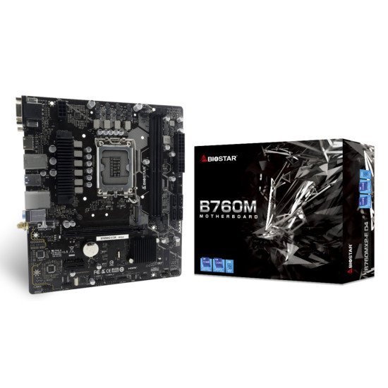 Biostar Μητρική B760Mx2-E D4, 2X Ddr4, S1700, Uatx, 2.5G Lan, Ver. 6.0 Biostar Μητρική B760Mx2-E D4, 2X Ddr4, S1700, Uatx, 2.5G Lan, Ver. 6.0
