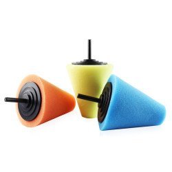 Amio Σετ Κωνικά Σφουγγάρια Γυαλίσματος Ζαντών 02518, Για Δράπανο, 3Τμχ