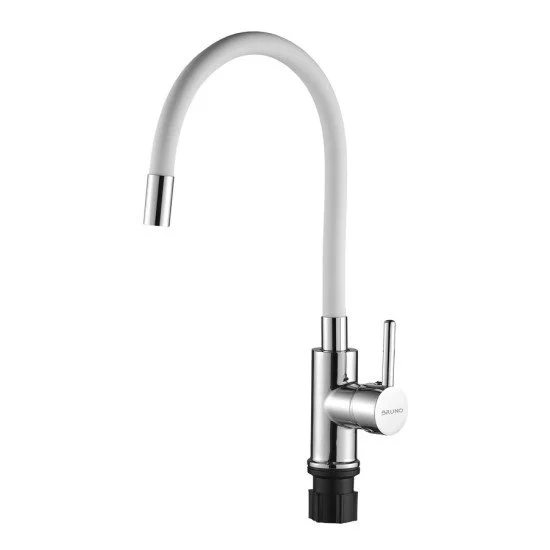 Bruno Αναμεικτική Μπαταρία Κουζίνας M54804-006C-S626, Εύκαμπτη, Λευκή Bruno Αναμεικτική Μπαταρία Κουζίνας M54804-006C-S626, Εύκαμπτη, Λευκή