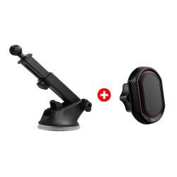 Powertech Βάση Smartphone Αυτοκινήτου Για Ταμπλό Bndl-0154, Μαύρη