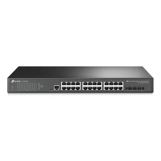Tp-Link L2+ Managed Switch Tl-Sg3428X, 24-Port Gigabit, 4X Sfp+, Ver.1.0 Tp-Link L2+ Managed Switch Tl-Sg3428X, 24-Port Gigabit, 4X Sfp+, Ver.1.0