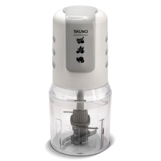 Bruno Πολυκόπτης Brn-0082, 2 Ταχύτητες, 400W, 500Ml, 4 Λεπίδες, Λευκός Bruno Πολυκόπτης Brn-0082, 2 Ταχύτητες, 400W, 500Ml, 4 Λεπίδες, Λευκός