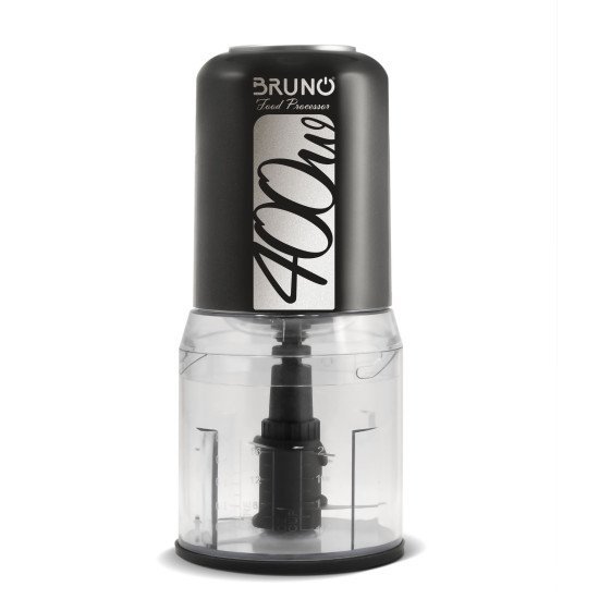 Bruno Πολυκόπτης Brn-0087, 2 Ταχύτητες, 400W, 500Ml, 4 Λεπίδες, Μαύρος