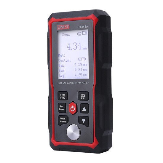 Uni-T Ψηφιακός Μετρητής Πάχους Υπερήχων Ut345A, 2000Mah, Mm/In Uni-T Ψηφιακός Μετρητής Πάχους Υπερήχων Ut345A, 2000Mah, Mm/In