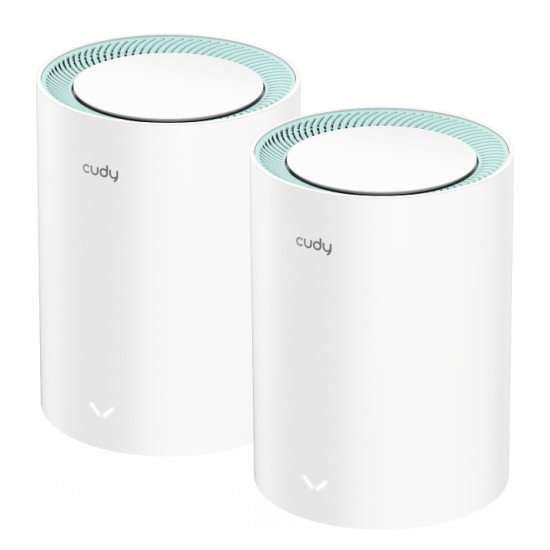 Cudy Wi-Fi Mesh System M1300, Ac1200, Gigabit, Dual Band, V2.0, 2Τμχ