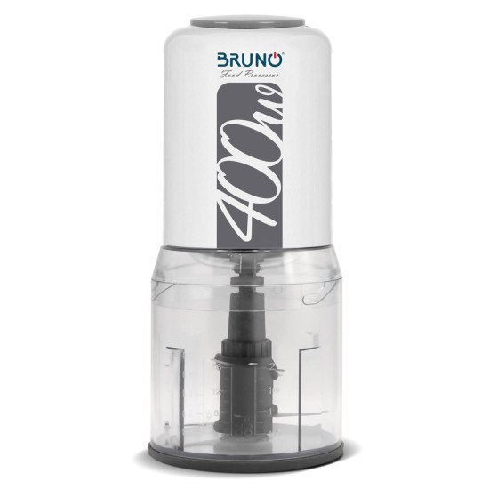 Bruno Πολυκόπτης Brn-0088, 2 Ταχύτητες, 400W, 500Ml, 4 Λεπίδες, Λευκός Bruno Πολυκόπτης Brn-0088, 2 Ταχύτητες, 400W, 500Ml, 4 Λεπίδες, Λευκός