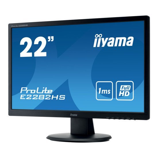 Iiyama Used Οθόνη E2282Hs-B1 Led, 22" 1920X1080, Vga/Dvi/Hdmi, Fq