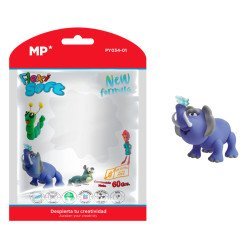 Mp Πλαστελίνη Py034-01, Χωρίς Γλουτένη, 60Γρ, Λευκή