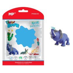 Mp Πλαστελίνη Py034-14, Χωρίς Γλουτένη, 60Γρ, Μπλε