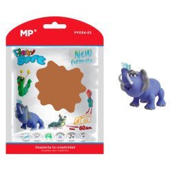 Mp Πλαστελίνη Py034-23, Χωρίς Γλουτένη, 60Γρ, Καφέ