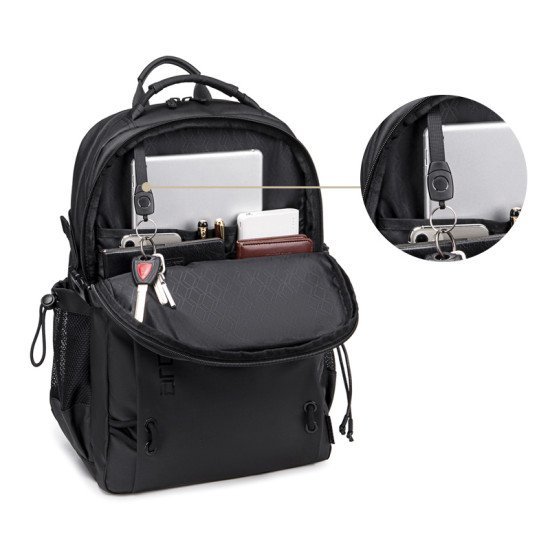 Arctic Hunter Τσάντα Πλάτης B00530 Με Θήκη Laptop 15.6", 24L, Μαύρη Arctic Hunter Τσάντα Πλάτης B00530 Με Θήκη Laptop 15.6", 24L, Μαύρη