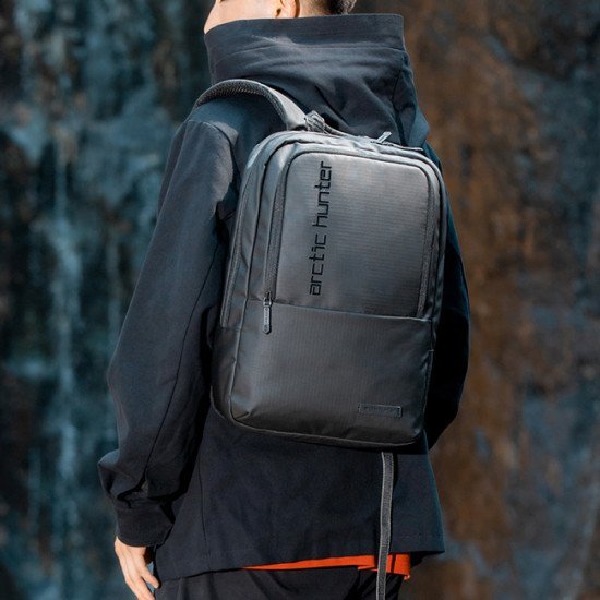Arctic Hunter Τσάντα Πλάτης B00529 Με Θήκη Laptop 15.6", 22L, Μαύρη Arctic Hunter Τσάντα Πλάτης B00529 Με Θήκη Laptop 15.6", 22L, Μαύρη