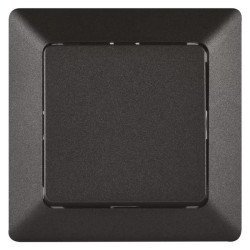 Emos Μπουτόν Κουδουνιού/Κλιμακοστάσιου A6100.9, Μονό, 1/0, 10A, Μαύρο