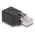 Delock Αντάπτορας Rj45/Rj48/Rj50 66991, 10P/10C Pin Out 1:1, Μαύρος