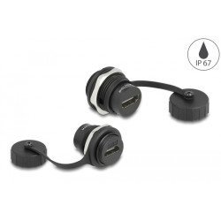 Delock D-Type Module Hdmi 86963 Με Καπάκι, Ip67, 5Gbps, Μαύρο