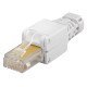 Goobay Βύσμα Rj45 Cat 5E Utp 68859, Tool-Free, Λευκό Goobay Βύσμα Rj45 Cat 5E Utp 68859, Tool-Free, Λευκό
