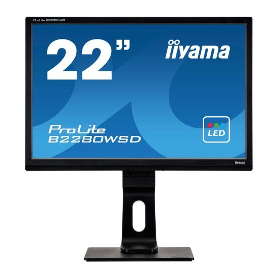 Iiyama Used Οθόνη B2280Wsd-B1 Led, 22" 1680X1050, Vga/Dvi, Sq