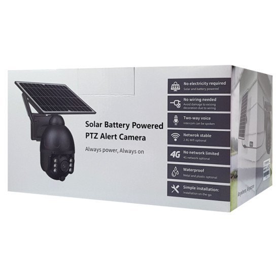 Sectec Smart Ηλιακή 4G Κάμερα St-S588M-3M-4G, 3Mp, Pir, Cloud/Micro Sd Sectec Smart Ηλιακή 4G Κάμερα St-S588M-3M-4G, 3Mp, Pir, Cloud/Micro Sd