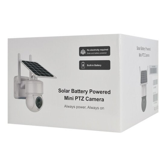 Sectec Smart Ηλιακή Κάμερα St-S517C-3M, 3Mp, Pir, Ptz, Cloud/Micro Sd Sectec Smart Ηλιακή Κάμερα St-S517C-3M, 3Mp, Pir, Ptz, Cloud/Micro Sd