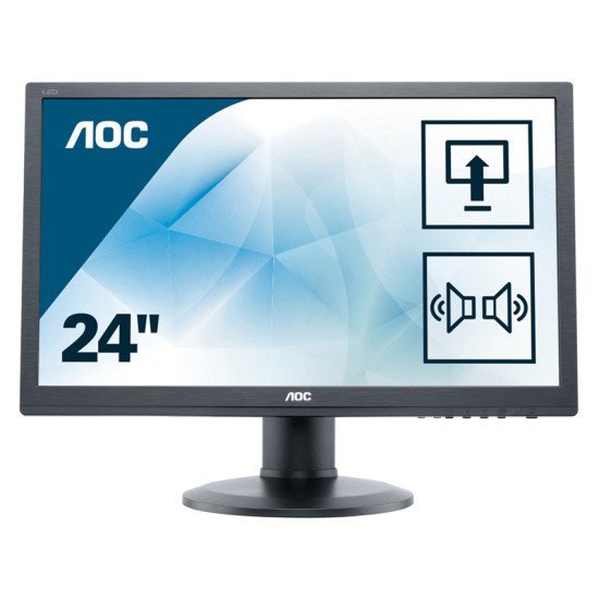 Aoc Used Οθόνη E2460Pda Lcd, 24" Full Hd, Vga/Dvi, Sq