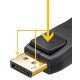Goobay Καλώδιο Displayport 61696, 8K/60Hz, 32.4 Gbit/S, 1M, Μαύρο Goobay Καλώδιο Displayport 61696, 8K/60Hz, 32.4 Gbit/S, 1M, Μαύρο