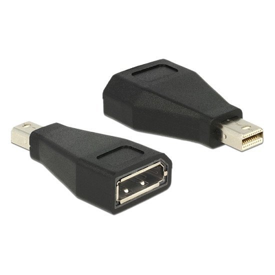 Delock Αντάπτορας Mini Displayport Σε Displayport 65238, 4K, Μαύρος Delock Αντάπτορας Mini Displayport Σε Displayport 65238, 4K, Μαύρος