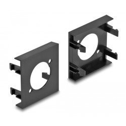 Delock D-Type Module Βάση 81405 Για Easy 45 Patch Panel, 45X45Mm, 5Τμχ
