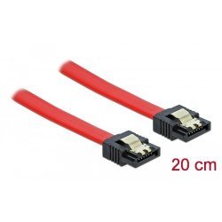 Delock Καλώδιο Sata 82675, 6 Gb/S, 20Cm, Κόκκινο