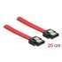Delock Καλώδιο Sata 82675, 6 Gb/S, 20Cm, Κόκκινο