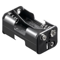 Goobay Θήκη Μπαταρίας 11465 Για 4X Aa Μπαταρίες, Μαύρη