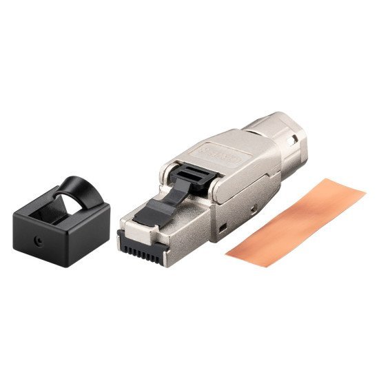 Goobay Βύσμα Rj45 Cat 8.1 Stp 61130, Tool-Free, Ασημί