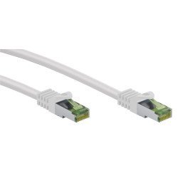 Goobay Καλώδιο S/Ftp Cat 8.1 61102, Copper, Awg 26, Ghmt, 0.25M, Λευκό