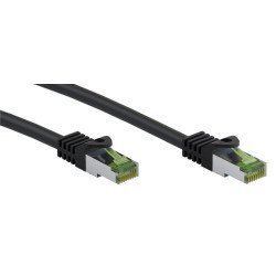 Goobay Καλώδιο S/Ftp Cat 8.1 61093, Copper, Awg 26, Ghmt, 1M, Μαύρο Goobay Καλώδιο S/Ftp Cat 8.1 61093, Copper, Awg 26, Ghmt, 1M, Μαύρο