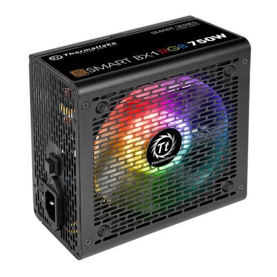 Thermaltake Τροφοδοτικό Pc Smart Bx1 Rgb 750W, 80 Plus Bronze Active Pfc