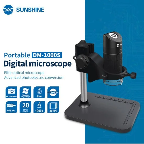 Sunshine Ψηφιακό Μικροσκόπιο Dm-1000S, 50X-1000X, Usb, Led Sunshine Ψηφιακό Μικροσκόπιο Dm-1000S, 50X-1000X, Usb, Led