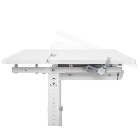 Brateck Παιδικό Γραφείο E603, Ρυθμιζόμενο, 100X60X54~76Cm, Λευκό Brateck Παιδικό Γραφείο E603, Ρυθμιζόμενο, 100X60X54~76Cm, Λευκό