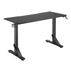 Brateck Gaming Γραφείο Gmd11-3, Ρυθμιζόμενο Ύψος, 136X60Cm, Rgb, Μαύρο