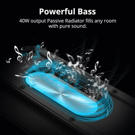 Tronsmart Φορητό Ηχείο Element Force+, 40W, Bluetooth, 6600Mah, Μαύρο Tronsmart Φορητό Ηχείο Element Force+, 40W, Bluetooth, 6600Mah, Μαύρο