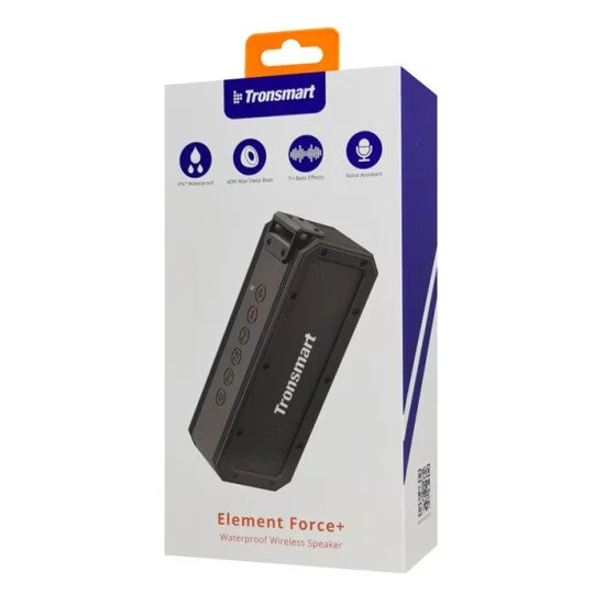 Tronsmart Φορητό Ηχείο Element Force+, 40W, Bluetooth, 6600Mah, Μαύρο Tronsmart Φορητό Ηχείο Element Force+, 40W, Bluetooth, 6600Mah, Μαύρο