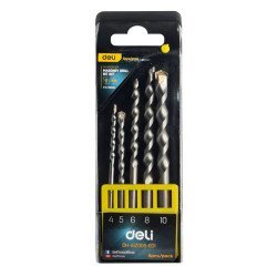 Deli Σετ Τρυπάνια Dh-Jgz005-Ed1 Για Μπετόν, 4-10Mm, 5Τμχ Deli Σετ Τρυπάνια Dh-Jgz005-Ed1 Για Μπετόν, 4-10Mm, 5Τμχ