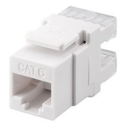 Goobay Keystone Module Rj45 Cat 6 95740, Utp, 250Mhz, Λευκό
