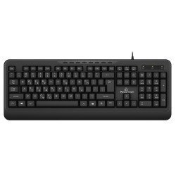 Powertech Πληκτρολόγιο Pt-1066, Ενσύρματο, Multimedia, En/Gr, Μαύρο