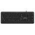 Powertech Πληκτρολόγιο Pt-1066, Ενσύρματο, Multimedia, En/Gr, Μαύρο