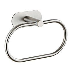 Κρεμάστρα Τοίχου Huh-0114 Για Μπάνιο, Μεταλλική, 20.5Cm, Ασημί