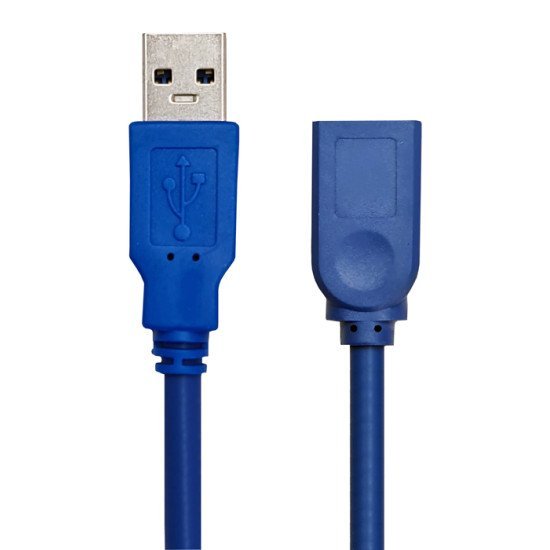 Powertech Καλώδιο Προέκτασης Usb 3.0 Cab-U154, 5M, Μπλε